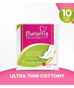 Butterfly Breathables Ultra Thin Pads, Extra Large, 10-Pack best prices in Pakistan