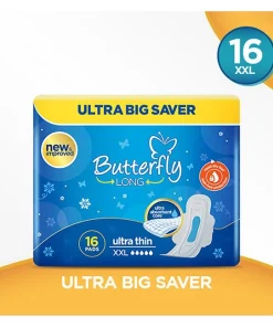 Butterfly Long Wide Size Ultra Napkins, XXL, 16-Pack prices Pakistan