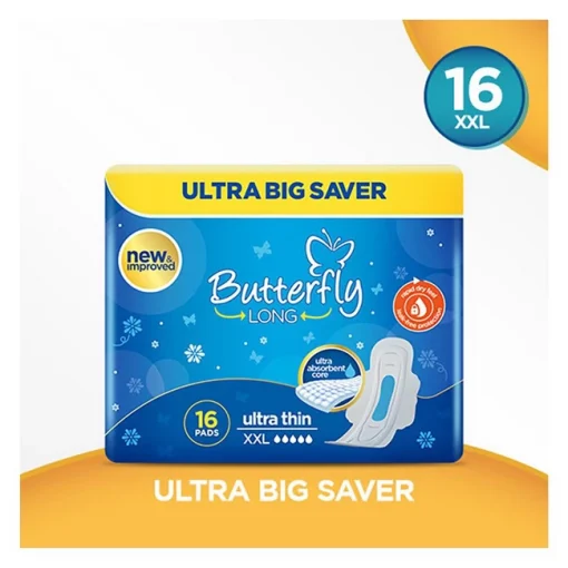 Butterfly Long Wide Size Ultra Napkins, XXL, 16-Pack prices Pakistan