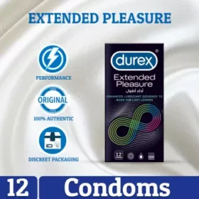 Buy Durex Extended Pleasure 12 Pieces Online in Pakistan
