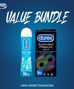 Durex Pack of 2 Extended Pleasure and Tingle Lube 50ml pakistan