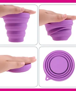 Menstrual Cup With Foldable Steriliser Container for females pakistan