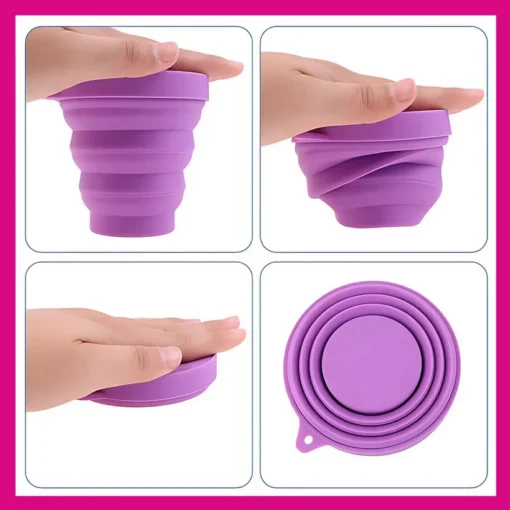 Menstrual Cup With Foldable Steriliser Container 2 Menstrual Cup With Foldable Steriliser Container for females pakistan