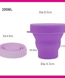 Menstrual Cup With Foldable Steriliser Container online shop pakistan