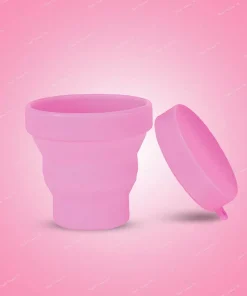 Menstrual Cup With Foldable Steriliser Container pakistan