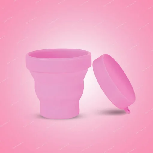 Menstrual Cup With Foldable Steriliser Container 4 Menstrual Cup With Foldable Steriliser Container pakistan