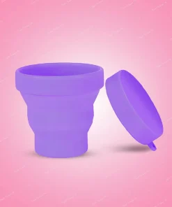 Menstrual Cup With Foldable Steriliser Container online pakistan