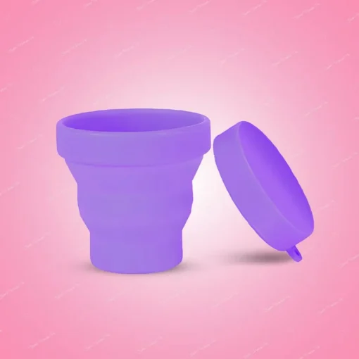 Menstrual Cup With Foldable Steriliser Container online pakistan Menstrual Cup With Foldable Steriliser Container online pakistan