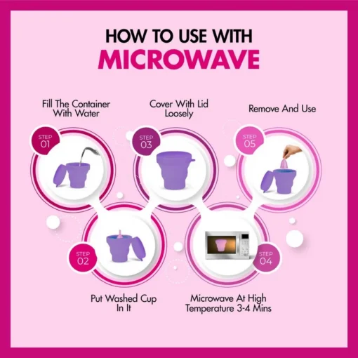 Menstrual Cup With Foldable Steriliser Container prices Menstrual Cup With Foldable Steriliser Container
