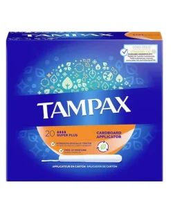 Tampax Cardboard Super Plus Tampons, 20-Pack best prices online pakistan