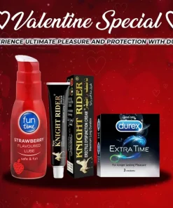 Special Bundle for Couples – Condoms, Timing Cream & Lube pakistan