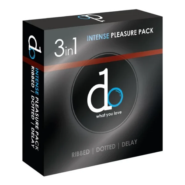 DO What You Love 3-In-1 Intense Pleasure Condoms, 3-Pack prices pakistan