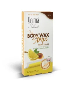 Derma Shine Natural Full Body Honey Wax Strips - Honey & Lemon Extracts Pakistan