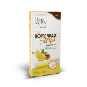 Derma Shine Natural Full Body Honey Wax Strips - Honey & Lemon Extracts Pakistan