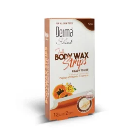 Derma Shine Wax Strips - Full Body Wax Strips - Papaya & Vitamin C Extracts best prices Pakistan