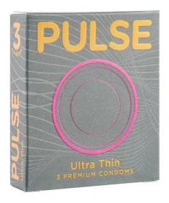 Pulse Ultra Thin Premium Condoms, 3-Pack best prices pakistan