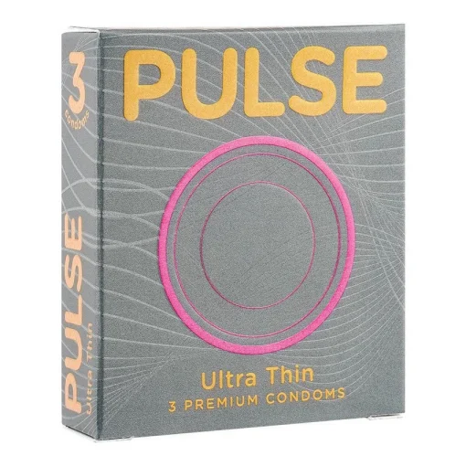 Pulse Ultra Thin Premium Condoms, 3-Pack best prices pakistan