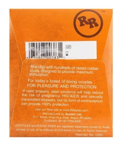 Rough Rider Latex Condoms Pack of 3 pieces pack prices Pakistan