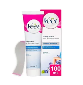 Veet Hair Remover Cream Sensitive Skin 100ml Pakistan Veet Hair Remover Cream for Sensitive Skin - 100ml