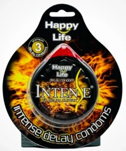Happy Life Delay Condom (3 Pcs) Pack Paksitan