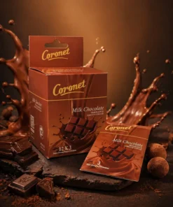 Coronet Milk Chocolate Flavoured Condoms – Dotted, Lubricated Coronet Milk Chocolate Flavoured Condoms – Dotted, Lubricated