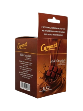 Coronet Milk Chocolate Flavoured Condoms – Dotted, Lubricated Online shop best prices Coronet Milk Chocolate Flavoured Condoms – Dotted, Lubricated Online shop best prices