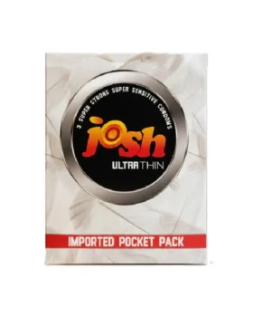 Josh Ultra Thin Condoms - 3 Super Sensitive Condoms Josh Ultra Thin Condoms - 3 Super Sensitive Condoms Pakistan