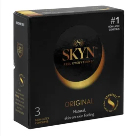 Skyn Original Natural Feeling Non-Latex Condom, 3-Pack Skyn Original Natural Feeling Non-Latex Condom, 3-Pack
