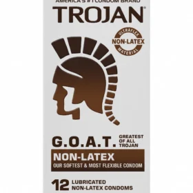 TROJAN G.O.A.T. Non-Latex Condoms 12s