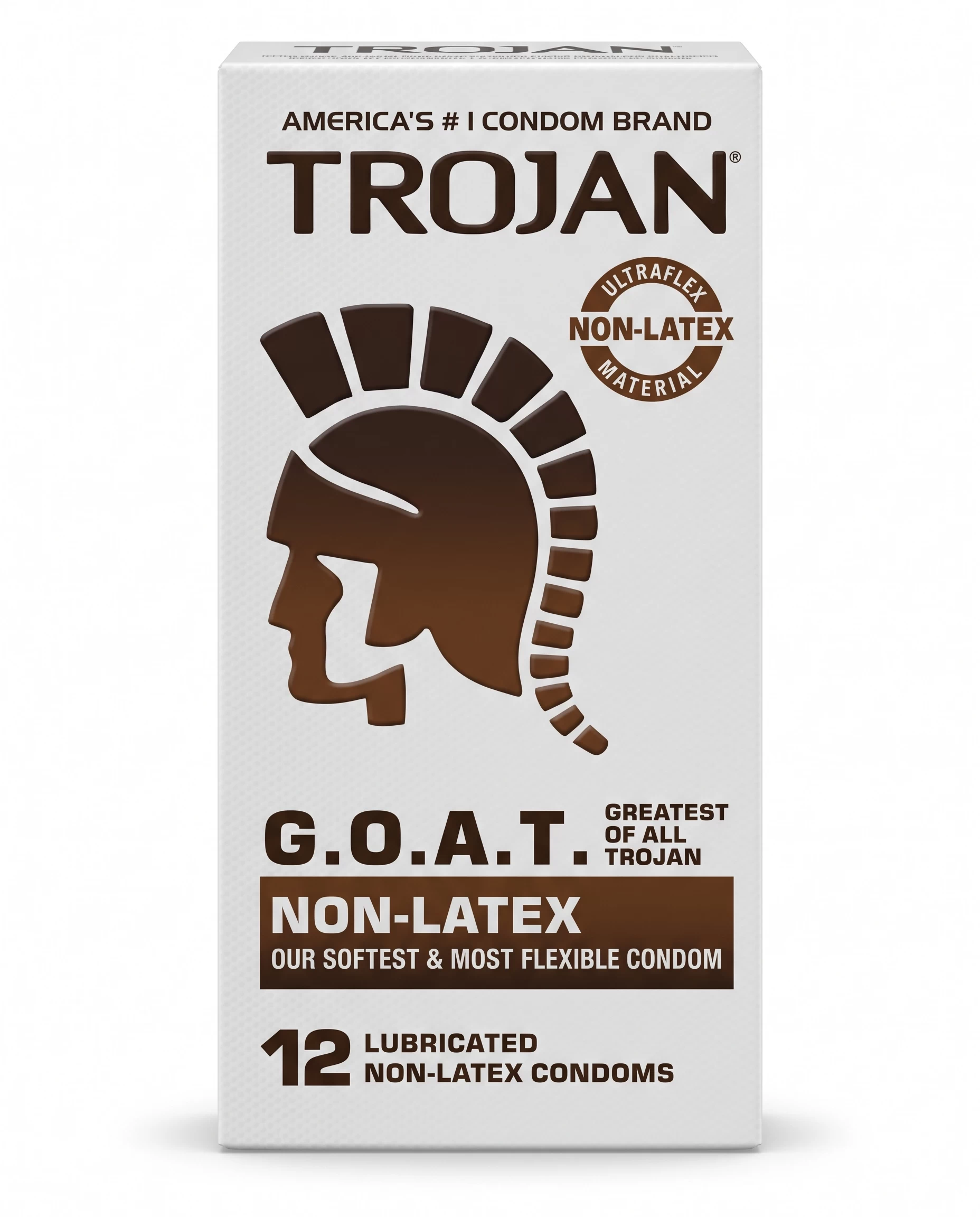 TROJAN G.O.A.T. Non-Latex Condoms 12s