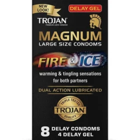 Trojan Magnum Fire Ice condoms -12s